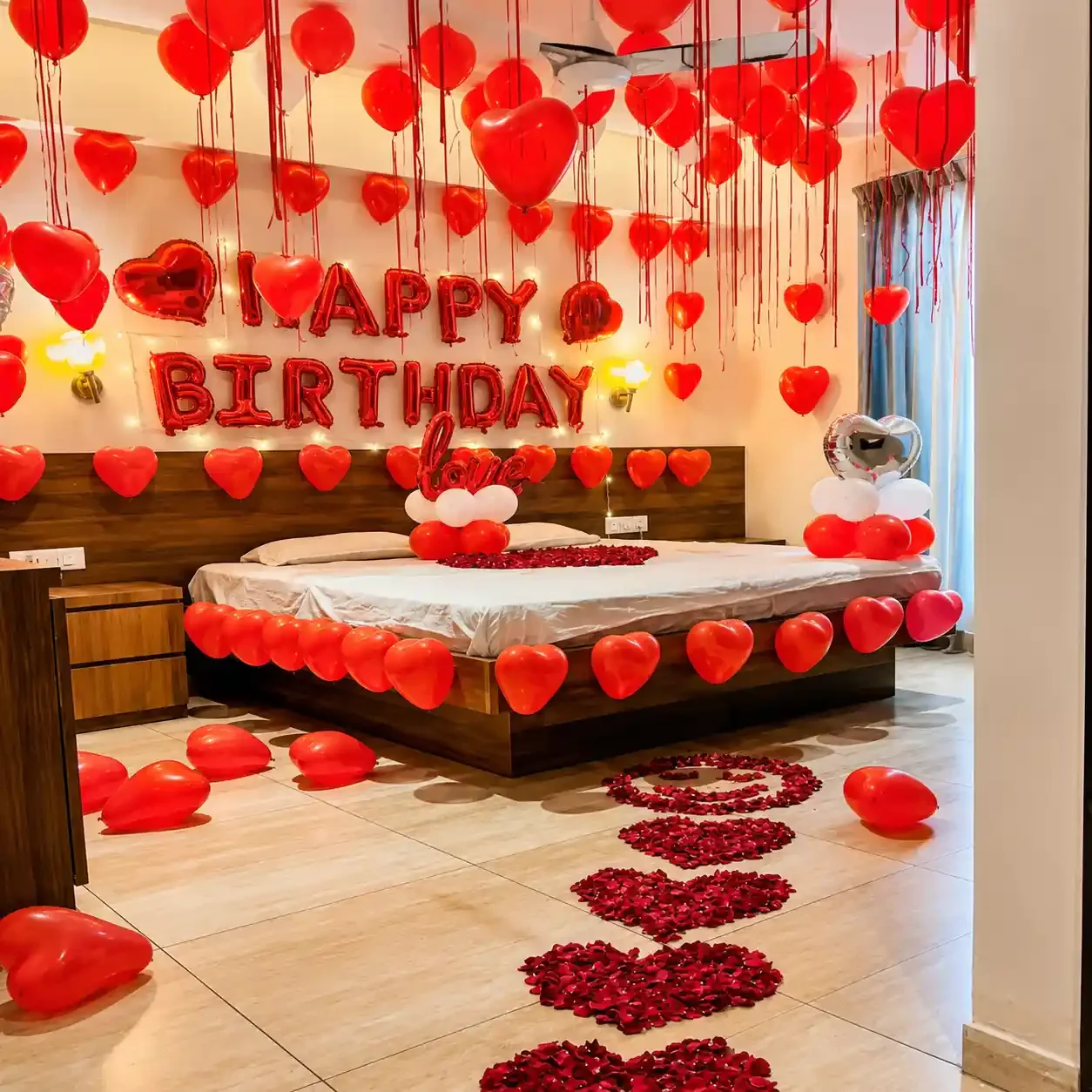 BalloonBazaar themed balloon decor installation